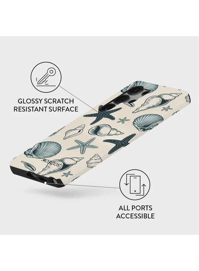 Mobcos Mobcos Samsung Galaxy S24 Ultra Ocean Doodle Mobcos Samsung Galaxy S24 Ultra Ocean Doodle Premium Case Compatible with Hybrid Dual-Layer Hard Shell + Silicone Protection - Scratch-Resistant Shockproof Mobile Cover  | Best Price UAE